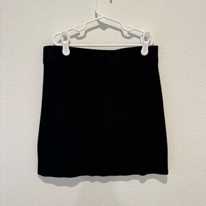 Open Edit Black Mini Skirt